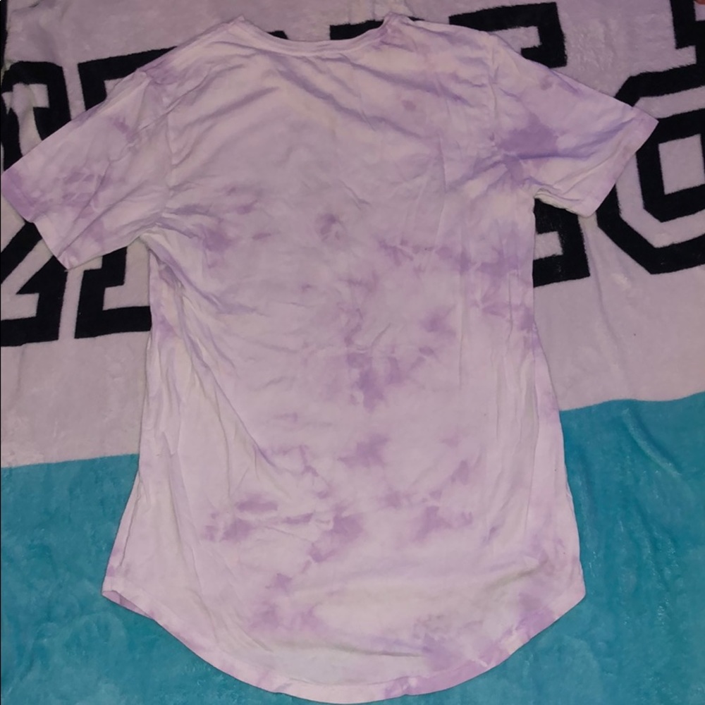 purple tie die t-shirt ☮️